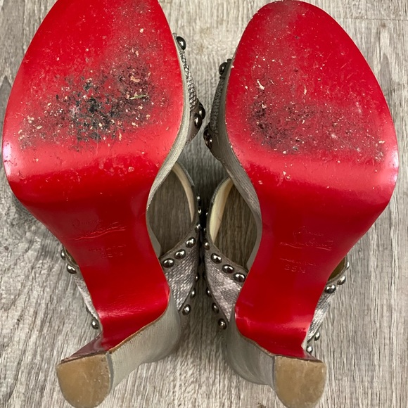 Christian Louboutin Hassaneta 120 Version Grey - Picture 10 of 12